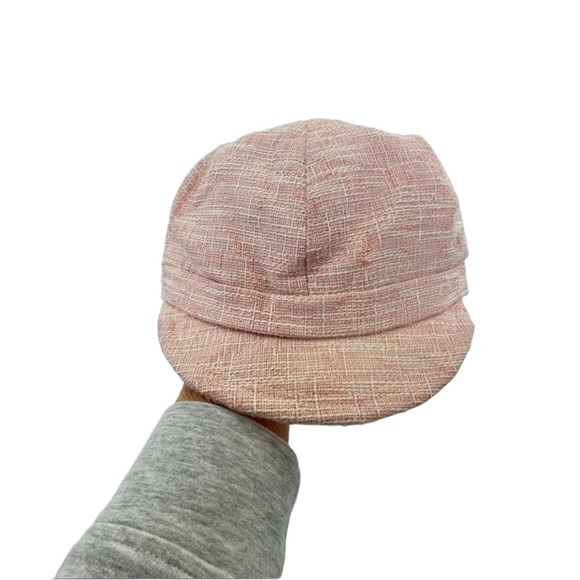 Marcus Adler Newsboy Style Hat Pink & White OSFM - Picture 9 of 16